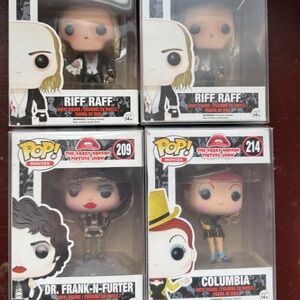 Funko Pop Rocky Horror Collection - Red, Black, White